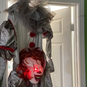 Grey and red it costume